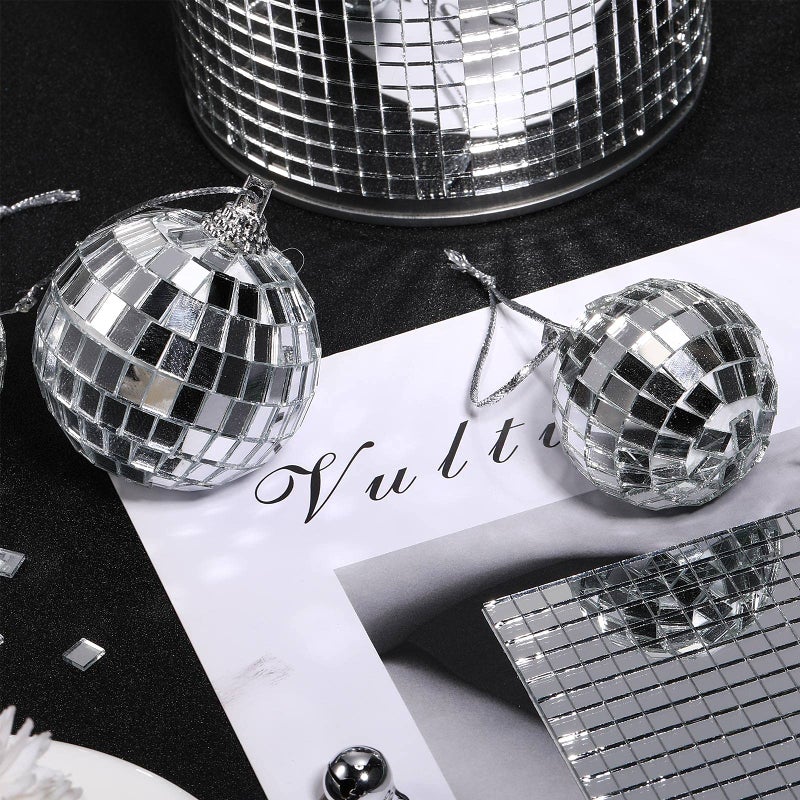 Geiserailie 3600 Pieces Mirror Mosaic Tiles Self Adhesive Disco Mirror Tiles Disco Ball Stickers Square Glass DIY Tiles for Craft Decorate  DIY Hat  Art Collage  Indoor Outdoor Decoration - Image 4